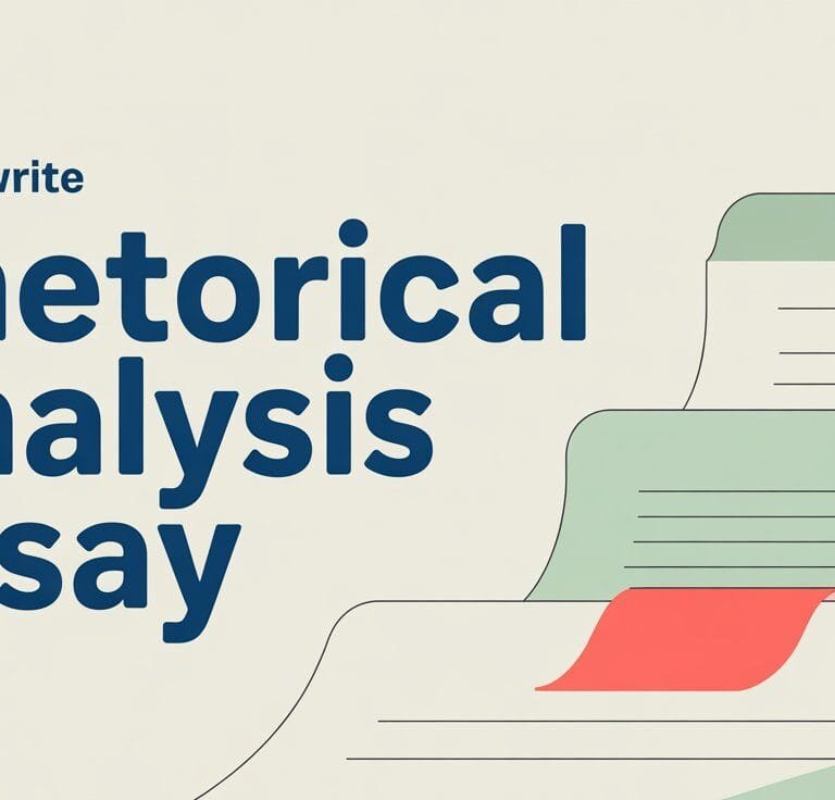 How to Write a Rhetorical Analysis Essay