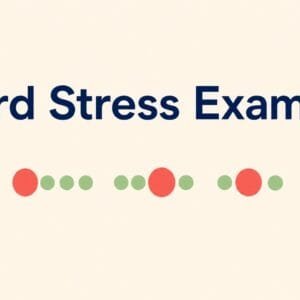 List of Word Stress Examples