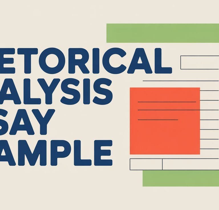 Rhetorical Analysis Essay Example
