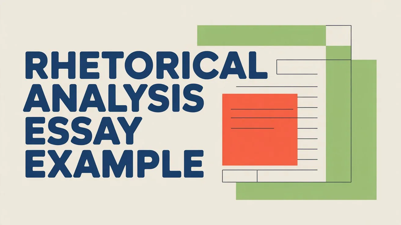 Rhetorical Analysis Essay Example