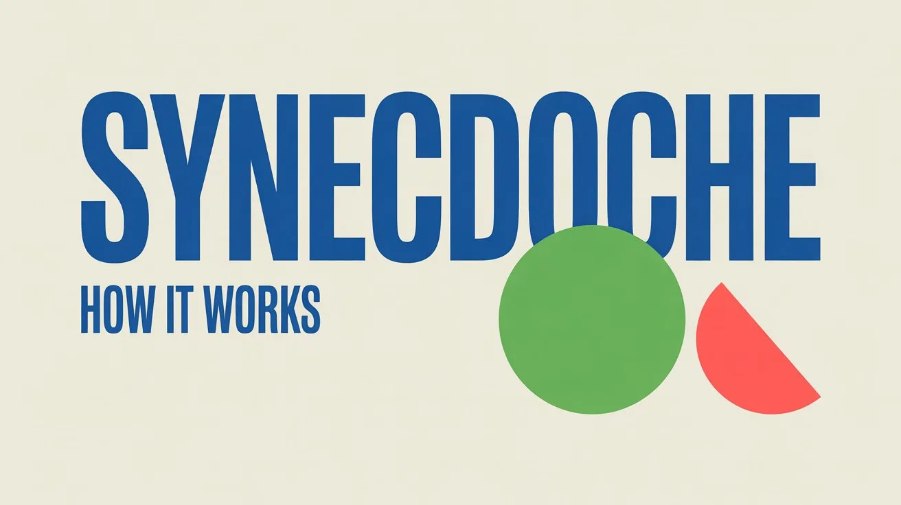 Synecdoche Meaning, Definition and Examples