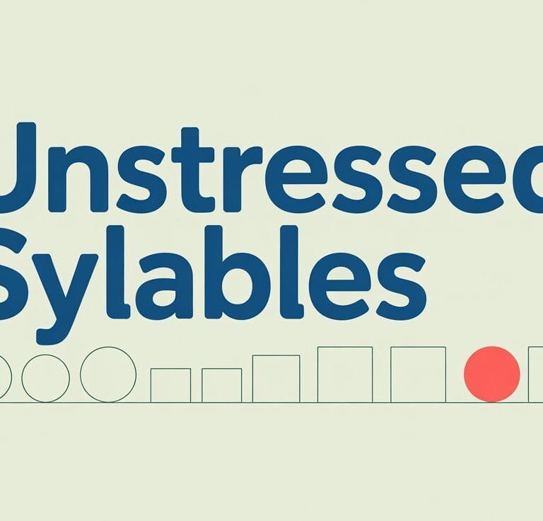 Unstressed Syllables Meaning and Examples