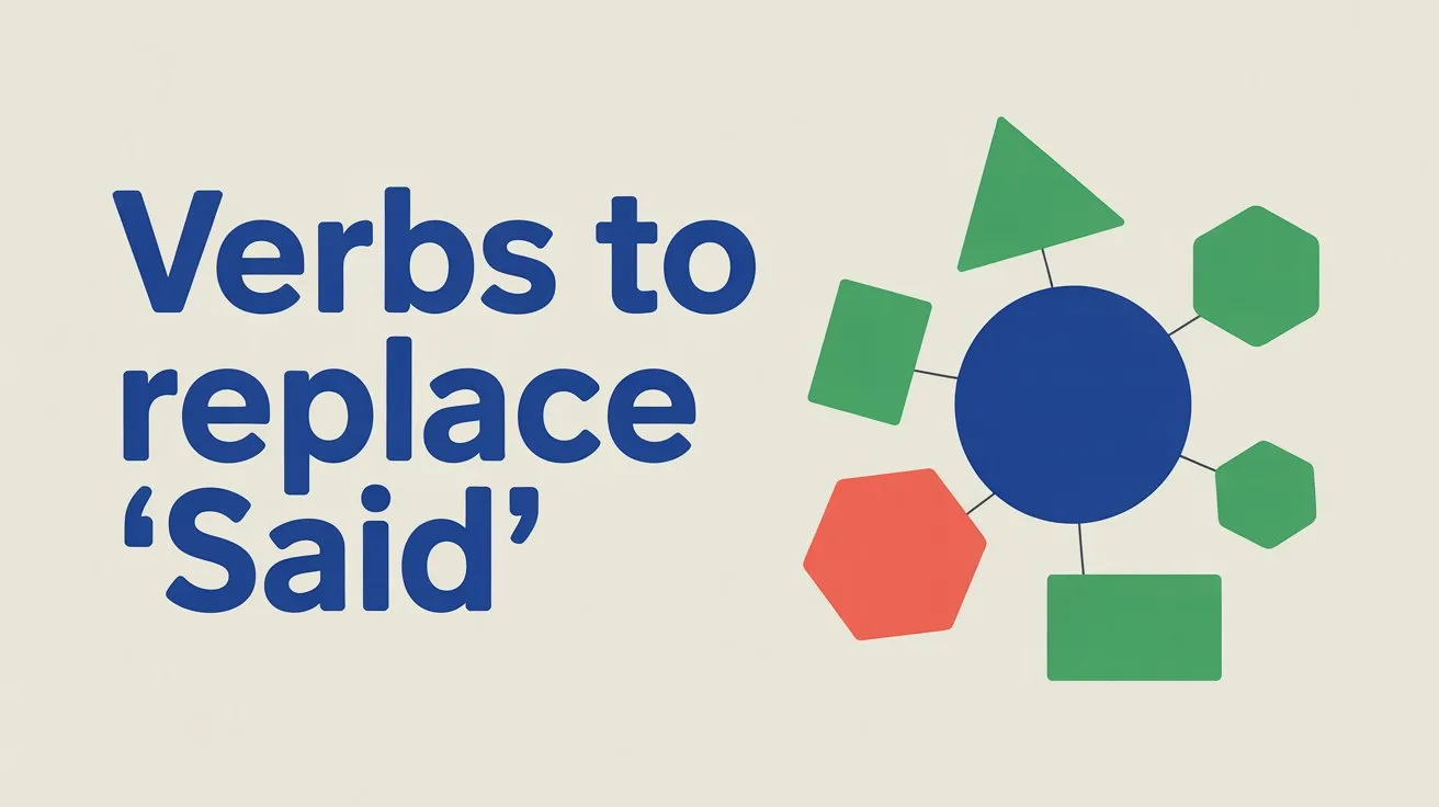 Verbs to Replace Said