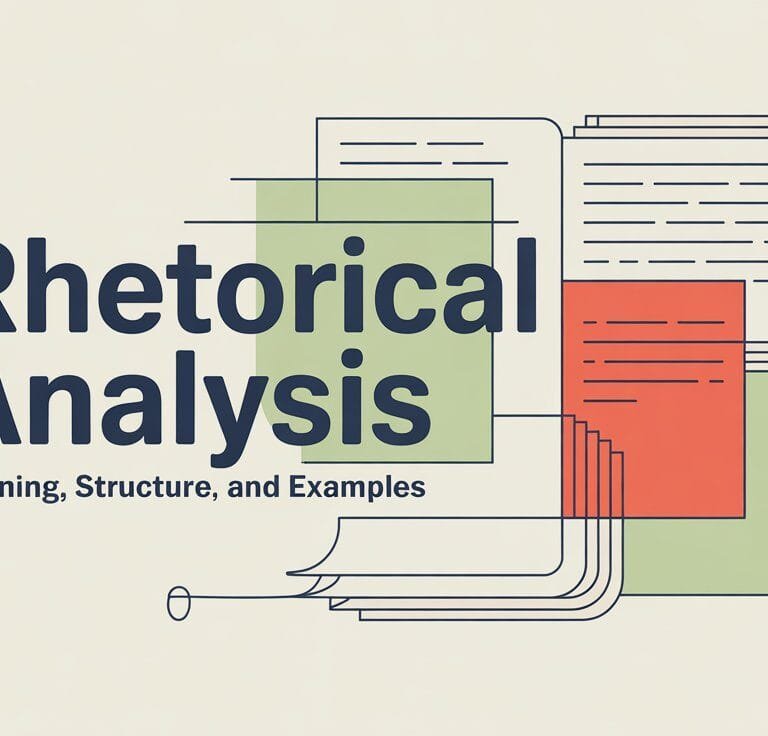 What Is Rhetorical Analysis